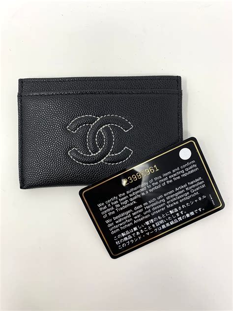 portacarte chanel seconda mano|pre owned Chanel.